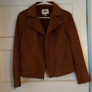 Old Navy Suede Moto Jacket XS